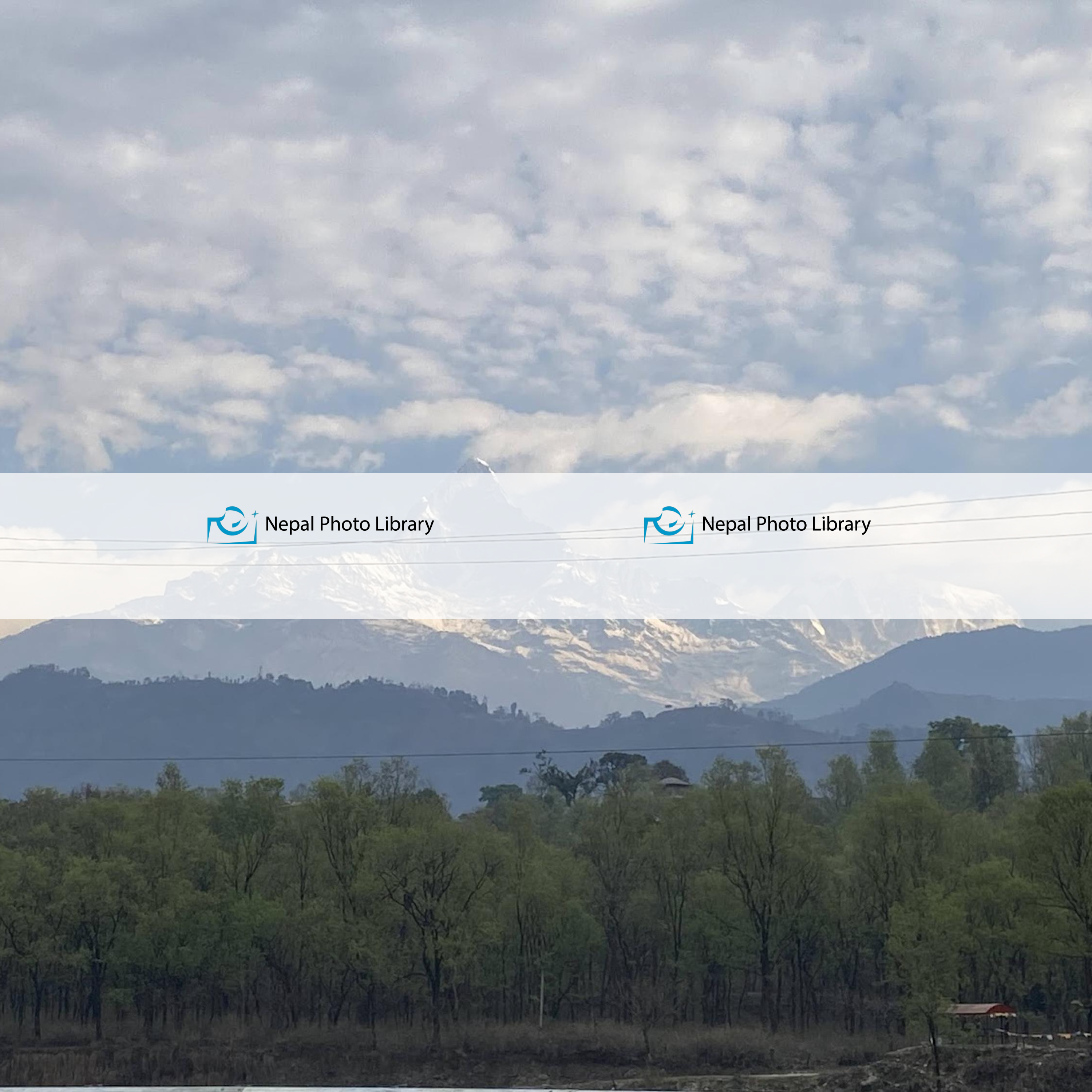 Machhapuchhre mountain as seen from Beni Baglung Highway